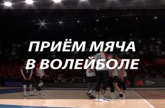 Приём мяча в волейболе