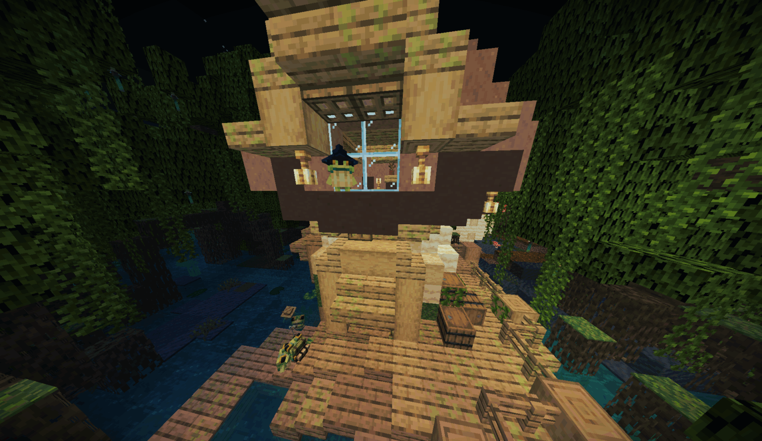 Minecraft Ribbits Home For Ribbits Ribbits: мод на деревни лягушек в Minecraft